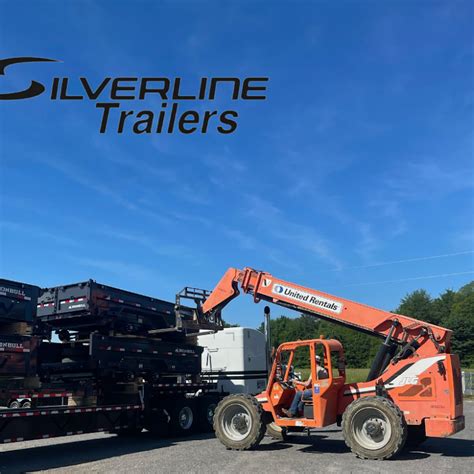Double slide out with leather lounge. . Silverline trailers